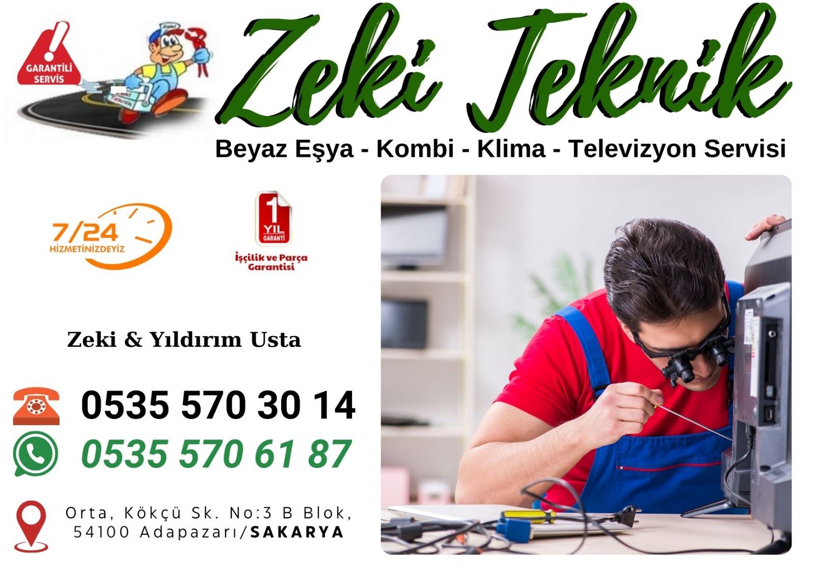 Sakarya Tv Tamircisi